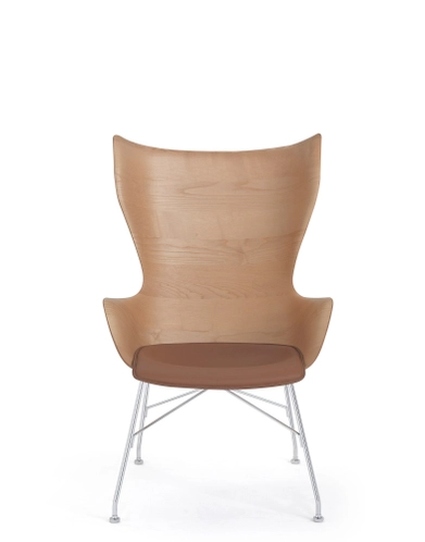 K/WOOD Legno Slatted Ash E Pelle KAR04917CC